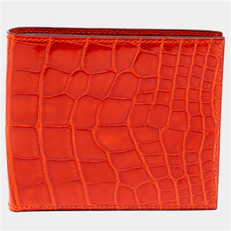 hermes alligator bifolds|Hermes alligator bag colors.